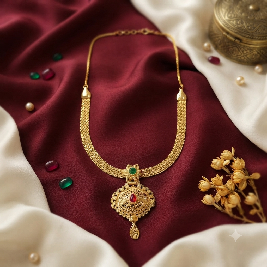 Gold Plated Nanu Har Set – Celebrate Life’s Milestones with Timeless Indian Jewellery