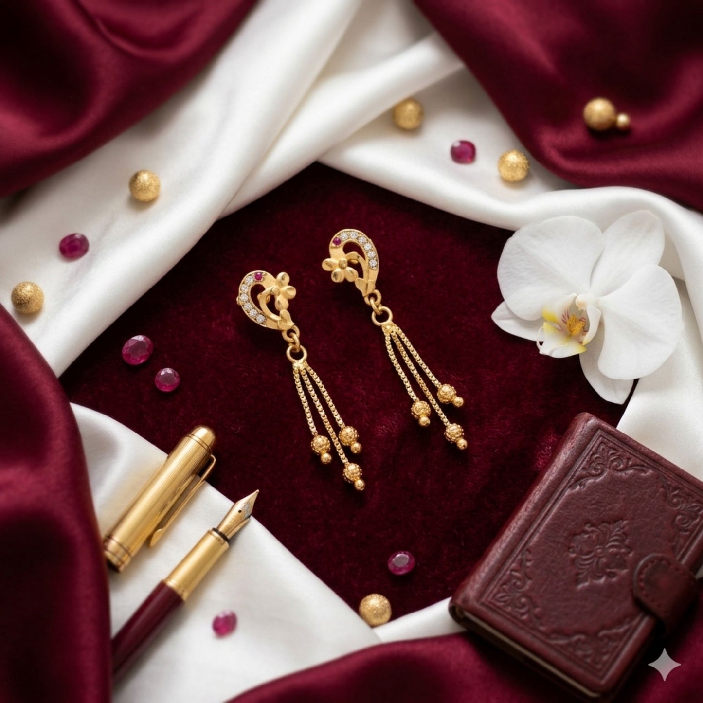 Beautiful AD Earrings – Timeless American Diamond Jewellery to Gift & Cherish