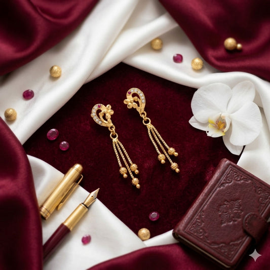 Beautiful AD Earrings – Timeless American Diamond Jewellery to Gift & Cherish