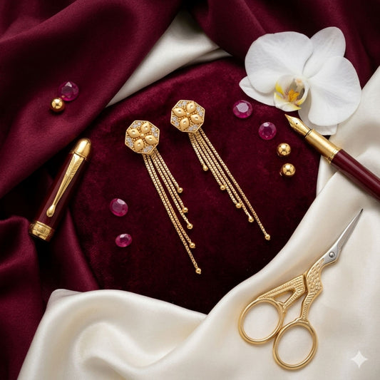 AD Earrings – Festive Season American Diamond Jewellery for Women & Girls