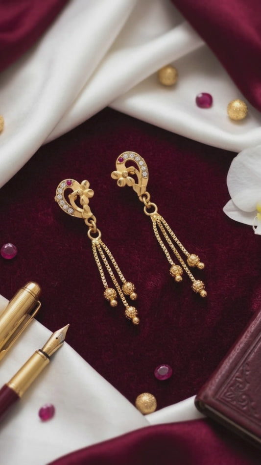 Beautiful AD Earrings – Timeless American Diamond Jewellery to Gift & Cherish