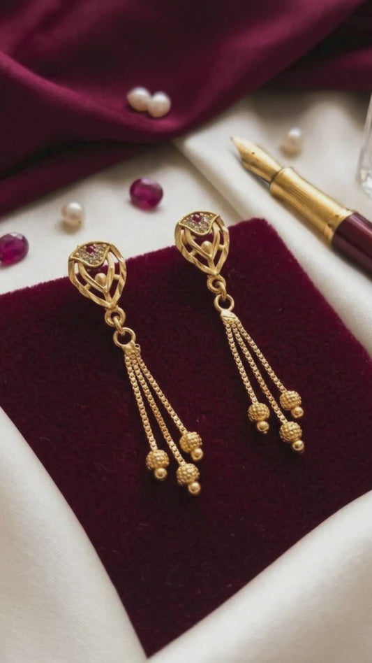 Fancy AD Set – Coordinated American Diamond Jewellery Set for a Complete Look