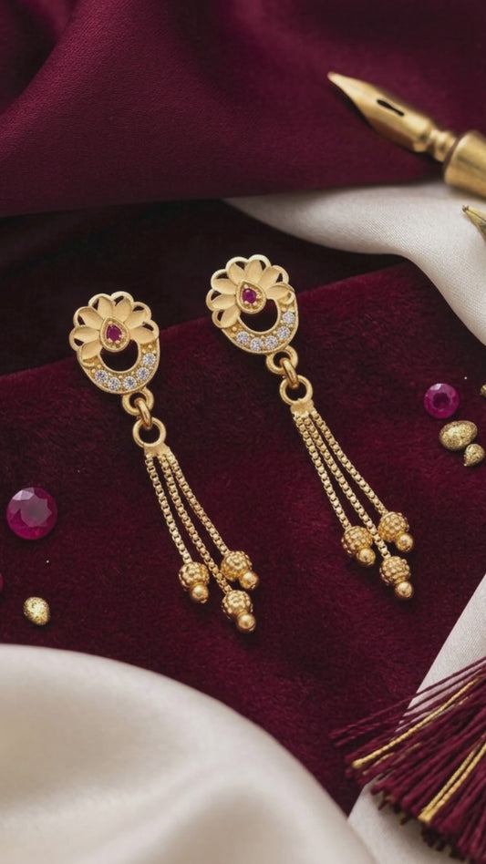 Stylish AD Earrings – Effortless American Diamond Jewellery for Everyday Luxury